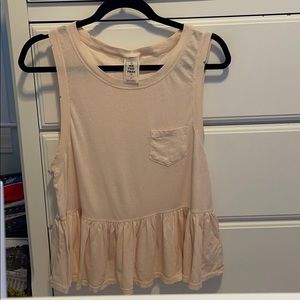 Free people peplum t-shirt top